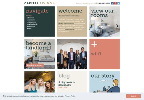 
                            4. Flatshare and House Share - Room to Rent in London by Capital Living