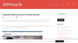 
                            13. Flatsome WooCommerce Theme Review - WordPress HowTo