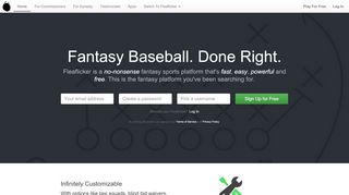 
                            5. Fleaflicker: Free Fantasy Baseball Leagues