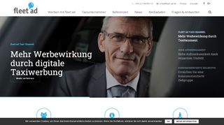 
                            2. fleet ad GmbH - Mehr Werbewirkung durch digitale Taxiwerbung