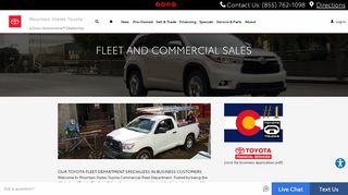 
                            9. Fleet and Commercial Sales | Mountain States Toyota