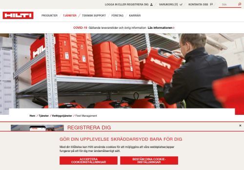 
                            4. Fleet Management - Hilti Sverige