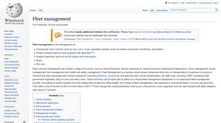 
                            12. Fleet management - Wikipedia