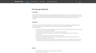 
                            11. Fleet Manager BMW/MINI - Ginion Group Offres d'emploi
