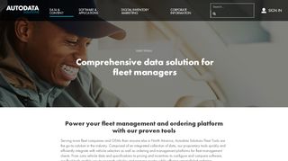 
                            11. Fleet & Other Products | AutoData™ - Autodata Solutions