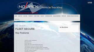 
                            12. FLEET SECURE – NoJack Vehicle Tracking