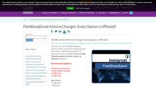 
                            10. FleetBroadband Airtime Changes: Every Option is Affected!