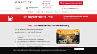 
                            13. FleetCor: Aanbieder tankkaart EuroShell Card in België