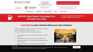 
                            9. FLEETCOR: Carte Carburant ou Carte Essence Shell en Belgique