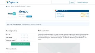 
                            10. FleetGO Reviews and Pricing - 2019 - Capterra