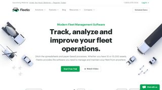 
                            3. Fleetio: Fleet Maintenance Software and Management System