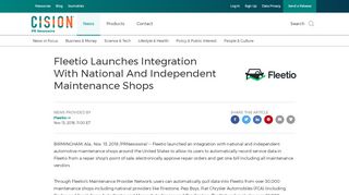 
                            11. Fleetio Launches Integration With National And Independent ...
