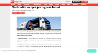 
                            13. Fleetmatics compra portuguesa Inosat - B!t Magazine