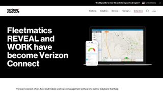 
                            3. Fleetmatics REVEAL and WORK have become Verizon Connect