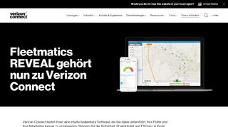 
                            3. Fleetmatics REVEAL gehört nun zu Verizon Connect