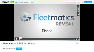 
                            13. Fleetmatics REVEAL Places on Vimeo