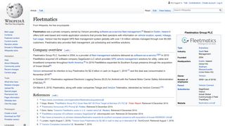 
                            9. Fleetmatics - Wikipedia