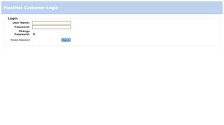 
                            7. FleetNet Customer Login