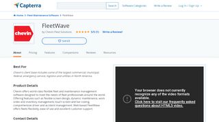 
                            11. FleetWave Reviews and Pricing - 2019 - Capterra