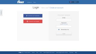 
                            2. Fleex | Login