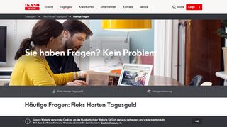 
                            4. Fleks Horten Tagesgeld - Antworten auf häufige Fragen - Ikano Bank