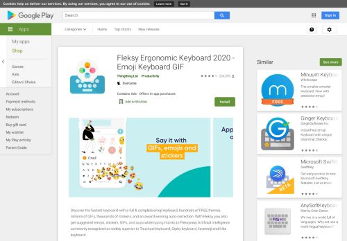 
                            11. Fleksy: Fast Keyboard + Stickers, GIFs & Emojis - Apps on Google Play