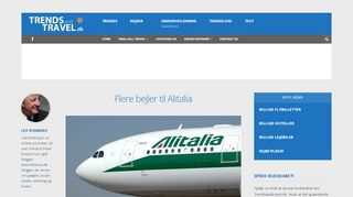 
                            10. Flere bejler til Alitalia | Trendsandtravel.dk