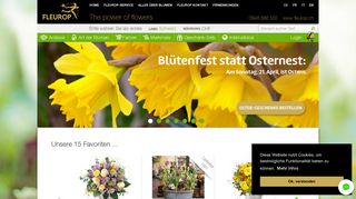 
                            4. Fleurop.ch; Fleurop-Interflora online Blumen, Tulpen, Geschenke ...