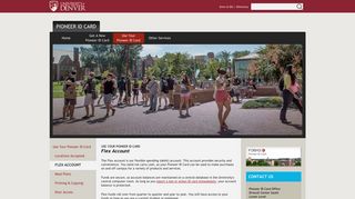 
                            3. Flex Account | Use Your Pioneer ID Card ... - University of Denver