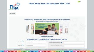 
                            2. Flex - Bienvenue dans votre espace Flex Card