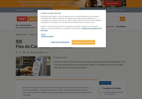 
                            13. Flex de Carrefour: non merci! - Test-Achats