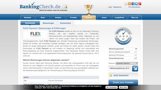 
                            13. FLEX Payment | BankingCheck.de