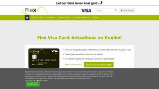 
                            8. Flex Visa Card, de creditcard voor shoppend Nederland