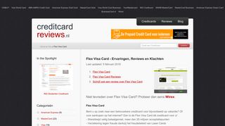 
                            11. Flex Visa Card - Ervaringen, Reviews en Klachten - Update: februari ...