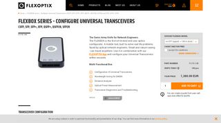 
                            12. FLEXBOX series - Configure Universal Transceivers | CSFP, SFP ...