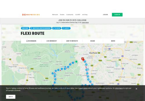 
                            3. Flexi Route in Sheffield, United Kingdom | MapMyRide