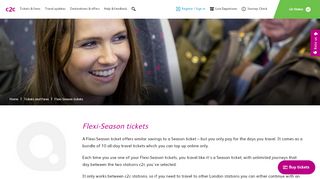 
                            11. Flexi-Season tickets | Exclusive to c2c Smartcard - c2c