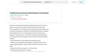 
                            10. Flexible Environmental Administrator Coordinator - LinkedIn