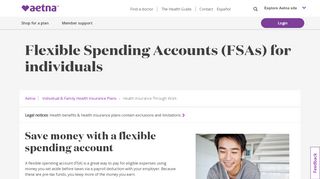 
                            12. Flexible Spending Accounts (FSA) | Aetna
