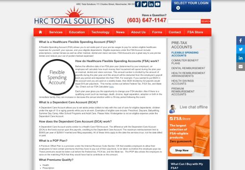 
                            10. Flexible Spending Accounts - HRC Total Solutions