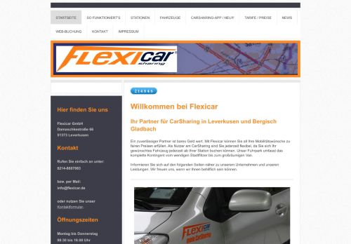 
                            4. Flexicar CarSharing GmbH - Startseite