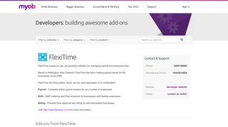 
                            9. FlexiTime - MYOB