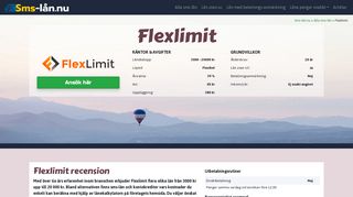 
                            12. Flexlimit | Sms-lån 3.000 - 20.000 kr. Ej UC. - Sms-lån.nu