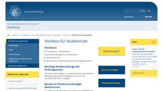 
                            11. FlexNow für Studierende - Otto-Friedrich-Universität Bamberg