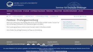 
                            5. FlexNow - Prüfungsanmeldung - Georg-August-Universität Göttingen