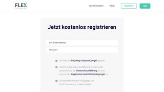 
                            4. FLEXPayment - Registrierung