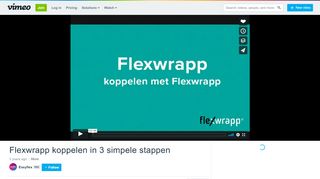 
                            9. Flexwrapp koppelen in 3 simpele stappen on Vimeo