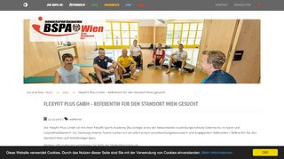 
                            12. FlexyFit Plus GmbH - ReferentIn für den Standort Wien gesucht ...