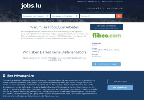 
                            9. flibco.com Berufe flibco.com - jobs.lu - Jobangebote in Luxemburg