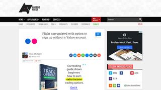 
                            6. Flickr app updated with option to sign up without a Yahoo account